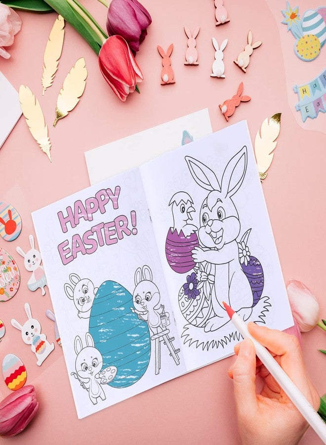 Faccito 36 Pcs Easter Coloring Books Bulk for Kids Party Favors Easter Activity Mini Coloring Book Egg Basket Goodie Bag Stuffers for Kids Classroom School Activity - Image 4